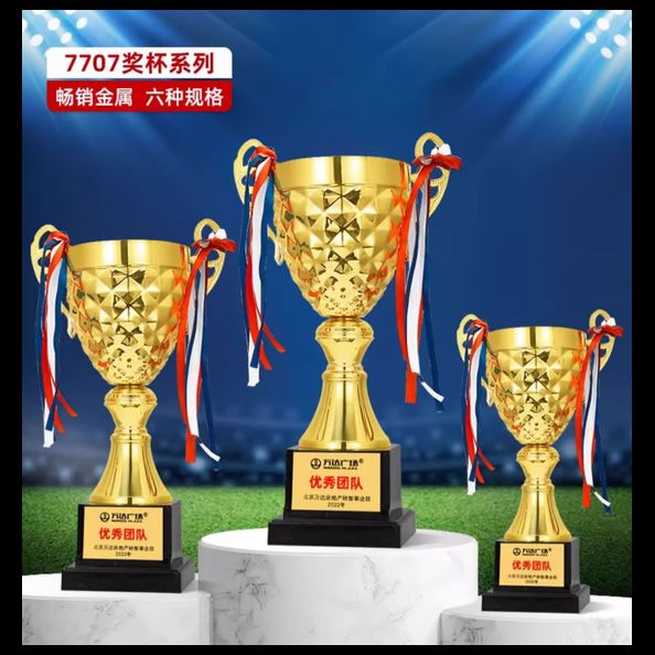 2号 金属奖杯中号44*22cm
